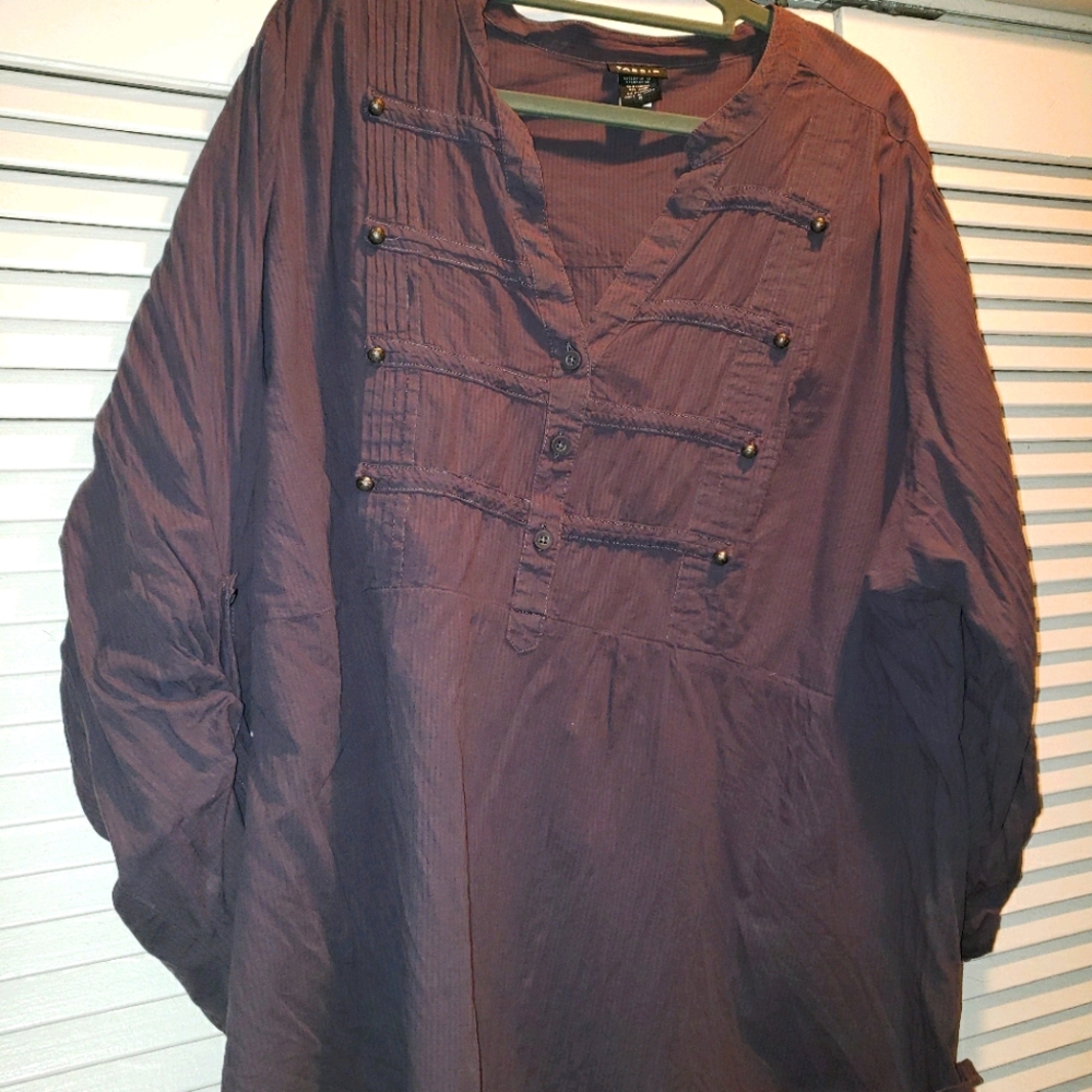 Dark Gray Long Sleeve Button Down - image 1